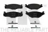 Тормозные колодки передние (15.3mm) VW Golf/Jetta/Passat 83- (несимметричные) 224716