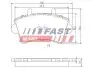 FT29540 (R16) тормозные колодки дисковые перед. Renault Master 1.9D / 2.2D / 2.5 FAST підбір по vin на Brocar