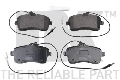 223743 Тормозные колодки передние (19.7mm) Peugeot 407 1.6/1.8/2.0 04- NK подбор по vin на Brocar