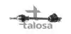 Піввісь ліва +ABS (L:630/A:21/ABS:26/O-30mm) Renault Kangoo/Clio II 98- 76-RN-8037A