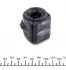 19452 Втулка стабилизатора (переднего) Ford Focus 98-04 (d=18mm) FEBI BILSTEIN підбір по vin на Brocar