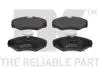 Гальмівні колодки передні (18.50mm) Opel Vivaro 01-,Renault Trafic 01- 223626
