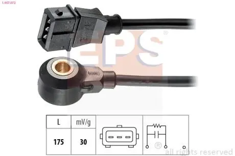 1957072 Датчик контролю вприску палива Audi,Seat,Skoda,VW 1.6-1.8 20VT 12.95- EPS підбір по vin на Brocar