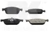 Тормозные колодки дисковые перед. Ford Focus 12-, Kuga II 2.0TDCI 13- 222580