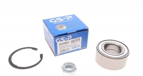 GK0882 Підшипник маточини (передньої) Peugeot 106 91-04/205 87-98 (35x72x33)(к-кт) GSP підбір по vin на Brocar