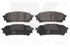 224417 Тормозные колодки дисковые зад. Subaru Forester/Impreza 2.0-2.5 03- NK підбір по vin на Brocar