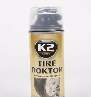 B310 Засіб для аварійної герметизації (вулканізації) шин /K2 BOND TIRE DOKTOR 400ML K2 підбір по vin на Brocar