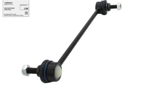 110064610 Тяга стабілізвтора перед. Audi A2/Skoda Fabia/Octavia/VW Polo 01- AUTOMEGA підбір по vin на Brocar
