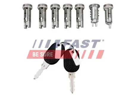 FT94107 Сердцевина дверного замка с ключом (к-кт) Fiat Ducato 2.5 D 94-02 FAST подбор по vin на Brocar