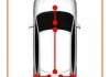 105347 Трос ручного гальма перед.Ford Tourneo Cucstom Autobus 2012/04- COFLE підбір по vin на Brocar