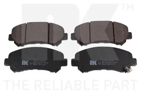 222269 К-кт перед. гальм. колодок Nissan Qashqai/X-Trail 1.6-2.5 02.07 NK подбор по vin на Brocar