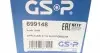 699148 Шрус (внутренний) Audi Q7/VW Touareg 2.-6.0 TDI 04- (28x112) GSP підбір по vin на Brocar
