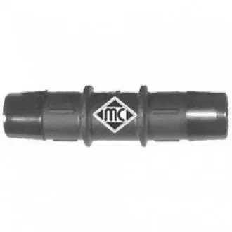 00047 Універсальний пластиковий зєднувач шлангів 19mmX19mm (прямий) METALCAUCHO підбір по vin на Brocar