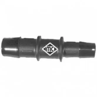 00049 Універсальний пластиковий зєднувач шлангів 16mmX13mm (прямий) METALCAUCHO підбір по vin на Brocar