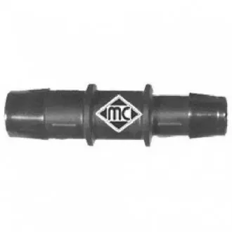 00050 Універсальний пластиковий зєднувач шлангів 19mmX16mm (прямий) METALCAUCHO підбір по vin на Brocar