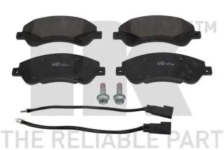 222564 Тормозные колодки передние (18.8mm) Ford Tranzit 2.2Tdci, 2.4 Tdci 06- NK подбор по vin на Brocar