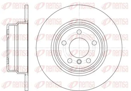 663200 Диск гальм.зад. Bmw X5 (E53) 3.0I V6/4.4i V8/3.0d 24V 00- 32 REMSA подбор по vin на Brocar