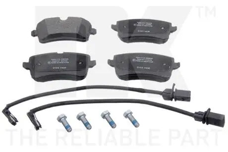 2247112 Тормозные колодки дисковые зад. Audi A6/A6/S6 IV (4G2,C7) 10- NK подбор по vin на Brocar