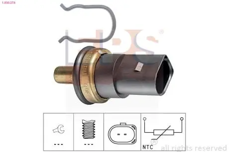 1830278 Датчик температуры воды Audi A3/4/5/6/7,Q3,Q5,Q7,Skoda,Caddy III,Golf IV,V,Crafter,Passat,Touareg,Touran,T5 EPS подбор по vin на Brocar