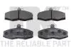 Тормозные колодки передние (17.5mm) Ford Sierra 82-;Skoda Favorit,Felicia 89- 224303