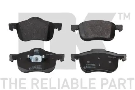 224820 Колодки переднии Volvo S60 / S80 / V70 2.0 / 2.3 / 2.8 / 3.0 NK підбір по vin на Brocar