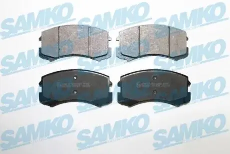 5SP826 Тормозные колодки дисковые перед. Mitsubishi Lanser 1.3 03- SAMKO підбір по vin на Brocar