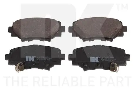 223262 Тормозные колодки дисковые зад. Mazda 3 1.5/2.0/2.2D 09.13- NK подбор по vin на Brocar