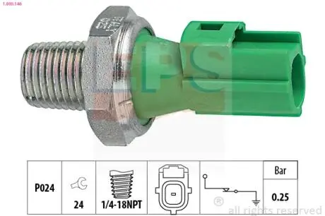 1800146 Датчик тиску масла Ford Mondeo,Tourneo,Transit 1.8-2.0 00- EPS підбір по vin на Brocar
