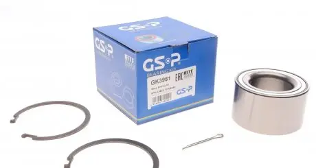GK3981 Подшипник ступицы (передней) Nissan Almera Tino 00-06/Primera 02-/X-Trail 01-13 (43x76x43) GSP подбор по vin на Brocar