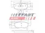 FT29102 Колодки Тормозные Перед Без Датчика 00- FAST підбір по vin на Brocar