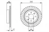 0986479790 Тормозные диски Opel Agila. Suzuki Ignis II 1.0-1.5 05.00- BOSCH підбір по vin на Brocar