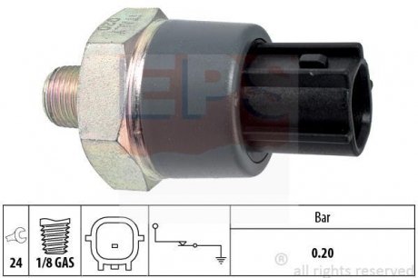 1800166 Датчики тиску масла Nissan Note/Murano/Renault Master 08- EPS підбір по vin на Brocar