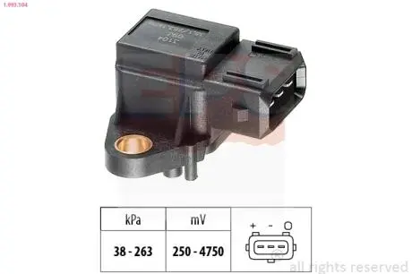 1993104 Датчик вакуума MB A W168, C W202, E W210, Sprinter 10.95- EPS подбор по vin на Brocar