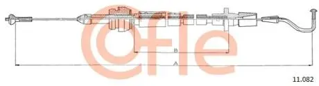 11082 Трос акселератора VW Golf 1,8E 83-91/Passat 1,8-2,0E 88- COFLE подбор по vin на Brocar