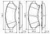 Гальмівні колодки перед. дискові Opel Sintra 2.2-3.0 -99 0 986 424 466