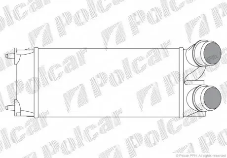 2351J81 Радіатор повітря (Інтеркулер) POLCAR підбір по vin на Brocar