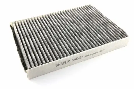 SAK437 Фільтр салону вугільний Citroen C5/C6 Peugeot 407 02/08- SHAFER підбір по vin на Brocar