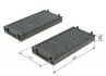 1987432419 Фільтр салону BMW X5 (E70/F15)/X6 (E71/E72) 2.0-4.8 07- (вугільний) (2шт) BOSCH підбір по vin на Brocar