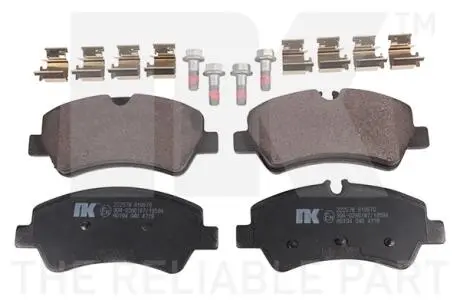 222578 Тормозные колодки дисковые зад. Ford Tranzit 2.2D 04.12- NK подбор по vin на Brocar