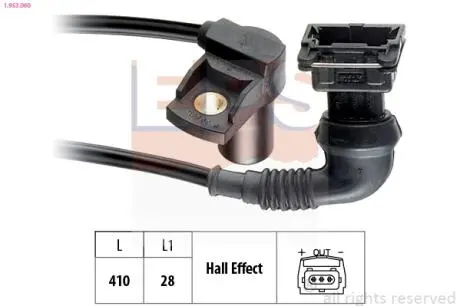 1953060 Датчик оборотов двигателя 325I 90- EPS підбір по vin на Brocar