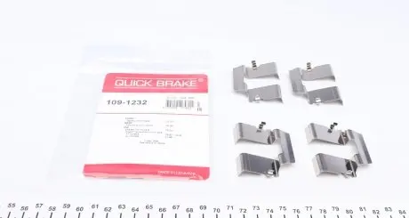 1091232 Монтажний компл.,гальм.колодки QUICK BRAKE підбір по vin на Brocar