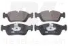221525 Тормозные колодки передние (17.3mm) BMW 3-я серия (Е36) 91- (ATE) NK підбір по vin на Brocar