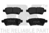 222265 Колодки тормозные Nissan Navara/Pathfinder 2.5/4.0 05- NK підбір по vin на Brocar
