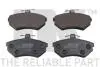229968 Тормозные колодки передние (16.2mm) Audi 80/100 (диск вентилируемый) NK підбір по vin на Brocar