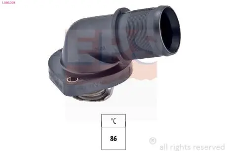 1880308 Термостат 89C Citroen C2/C3/C4 1,1-1,6 16V HDI 04.02- EPS підбір по vin на Brocar