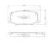 Тормозные колодки P Toyota Camry,Carina,Celica 86-93 J3602037