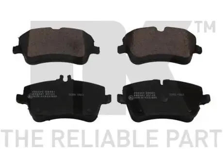 223345 Тормозные колодки передние (19.8mm) MB W203 200/220/220D/3.2 01- (ATE) NK підбір по vin на Brocar