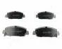 5004438 Тормозные колодки дисковые Honda Accord 2.4-3.5 15- ASHIKA підбір по vin на Brocar