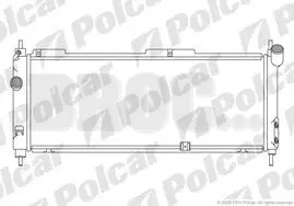 555508A4 Радіатор охолодження POLCAR підбір по vin на Brocar