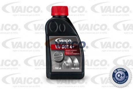 V600235 Гальмівна рідина DOT4 PLUS class SL6 (+ESP) 0.5L VAICO підбір по vin на Brocar